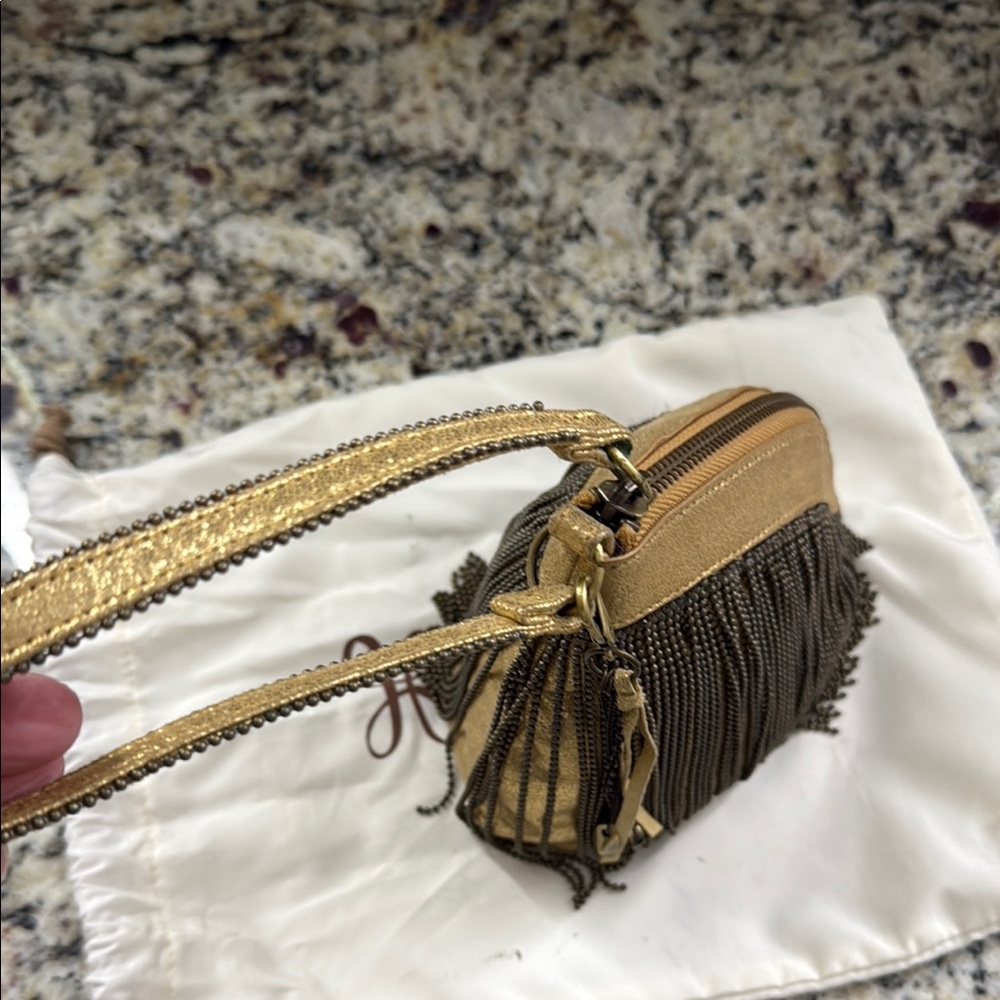 Hobo Gold Fringe Women's Bag - Picture 13 of 16